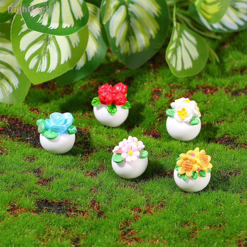 Chậu Cây Giả mini Trang Trí Nhà Búp Bê / Văn Phòng / Nhà Búp Bê Mới