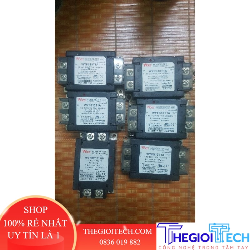 Bộ Lọc Nhiễu Nguồn Điện Woonyoung 1P WYFS15T1A,15A