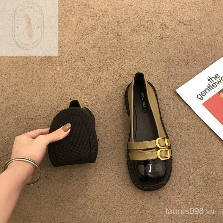 Giày búp bê Cài Khuy Sang Chảnh 2023