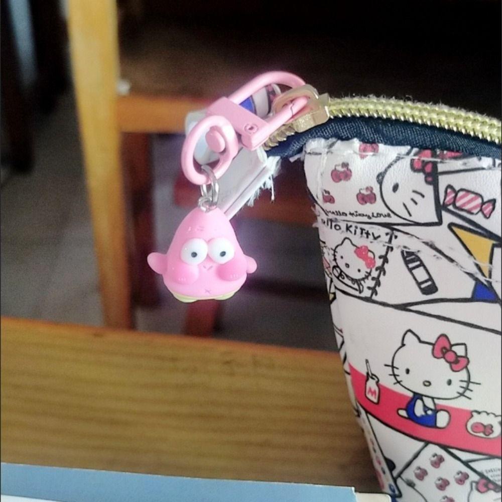 Mmluck spongebob Móc Chìa Khóa Xe Hơi Bằng resin Hình Nhân Vật Hoạt Hình patrick star Phong Cách kawaii