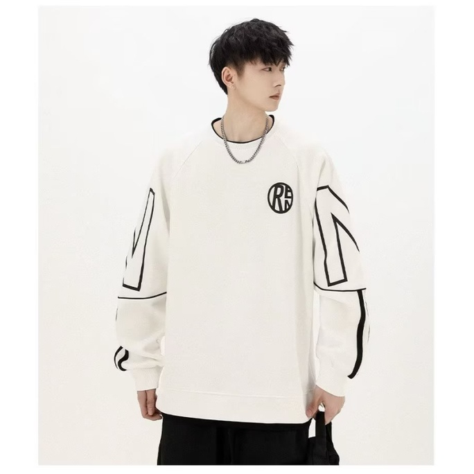 Áo nam Dài Tay Cổ Tròn plus size m-8xl