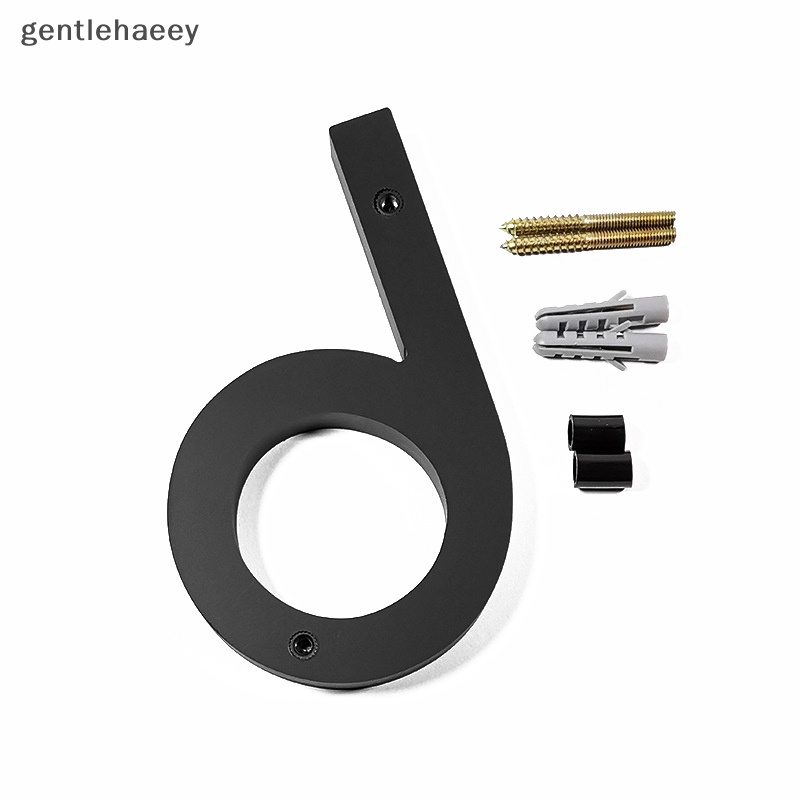 Biển Hiệu Gắn Cửa Ra Vào Hình Chữ Cái Và Số Lớn Phong Cách Hiện Đại #0Con Số Đen 5 Inch 125mm 125mm 125mm Trang Trí Nhà Cửa