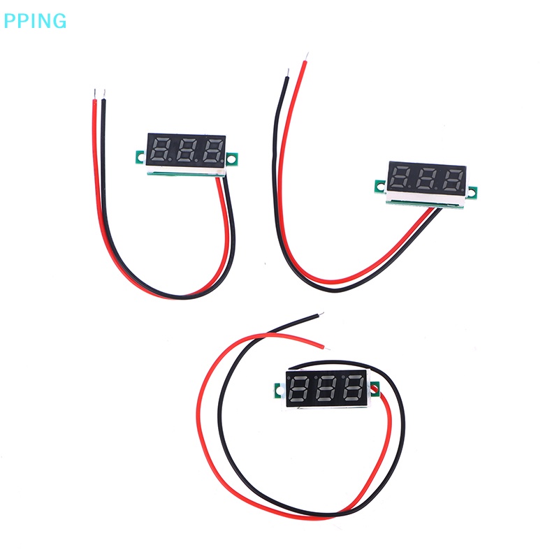Vôn Kế Kỹ Thuật Số dc5-30v Màn Hình led 0.28 inch Chuyên Dụng Cho Xe Hơi