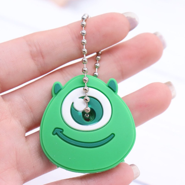 1 Móc Khóa Silicon Hình Mèo Dễ Thương