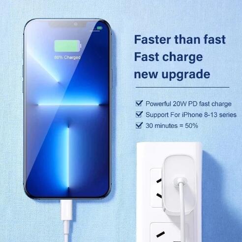 XIAOMI Bộ 5 Cáp Sạc Nhanh 20w pd 30w Cho iphone 14 13 12 11 pro max xs xr x8 + type c