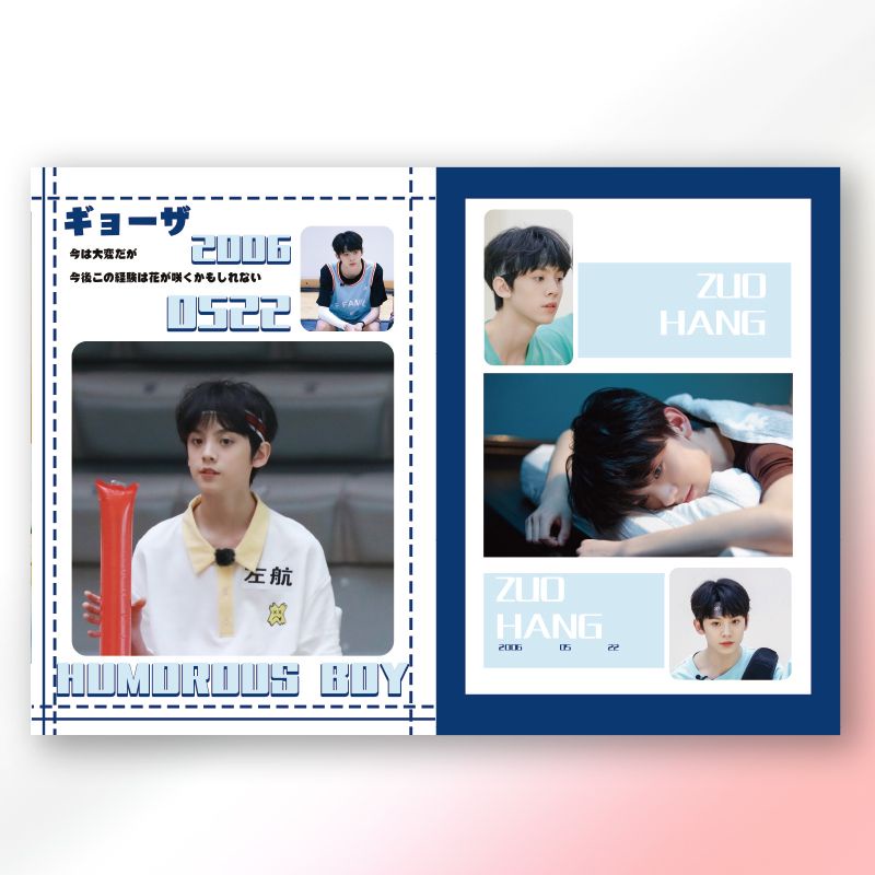 Album Ảnh Gia Đình zuohang tf Thế Hệ Thứ Ba pb Có Chữ Ký Phong Cách Bán Chạy Kèm Quạt Làm Bằng Thủ Công