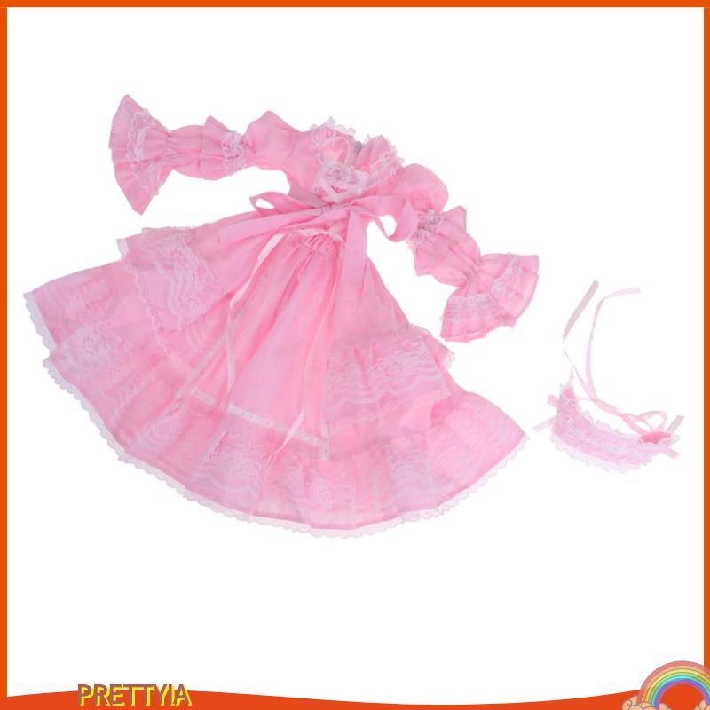 Đầm Công Chúa Kèm Băng Đô Xinh Xắn Cho Búp Bê 1 / 3