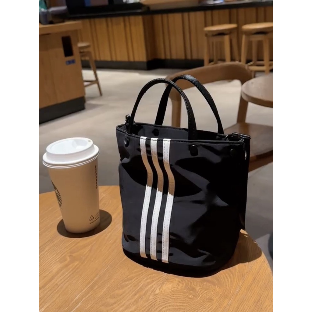 Jh Hàng Có Sẵn Túi Xách Đeo Vai Ba Ngăn Bằng Vải oxford Nhỏ Phong Cách Mới Đơn Giản Dễ Phối Đồ Dành Cho Bạn Nữ