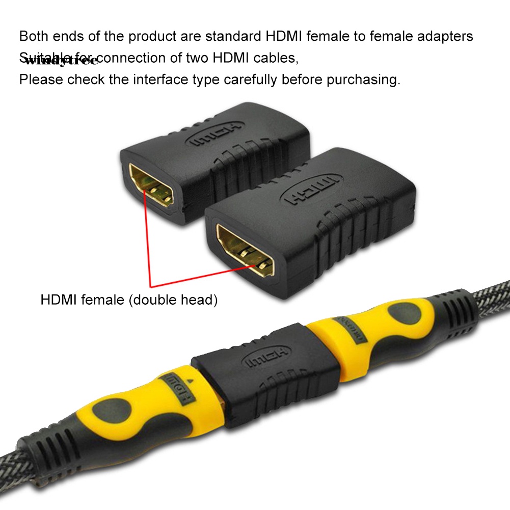 Set 5 Đầu Nối Chuyển Đổi 19 pin hdmi female Sang 19 pin female