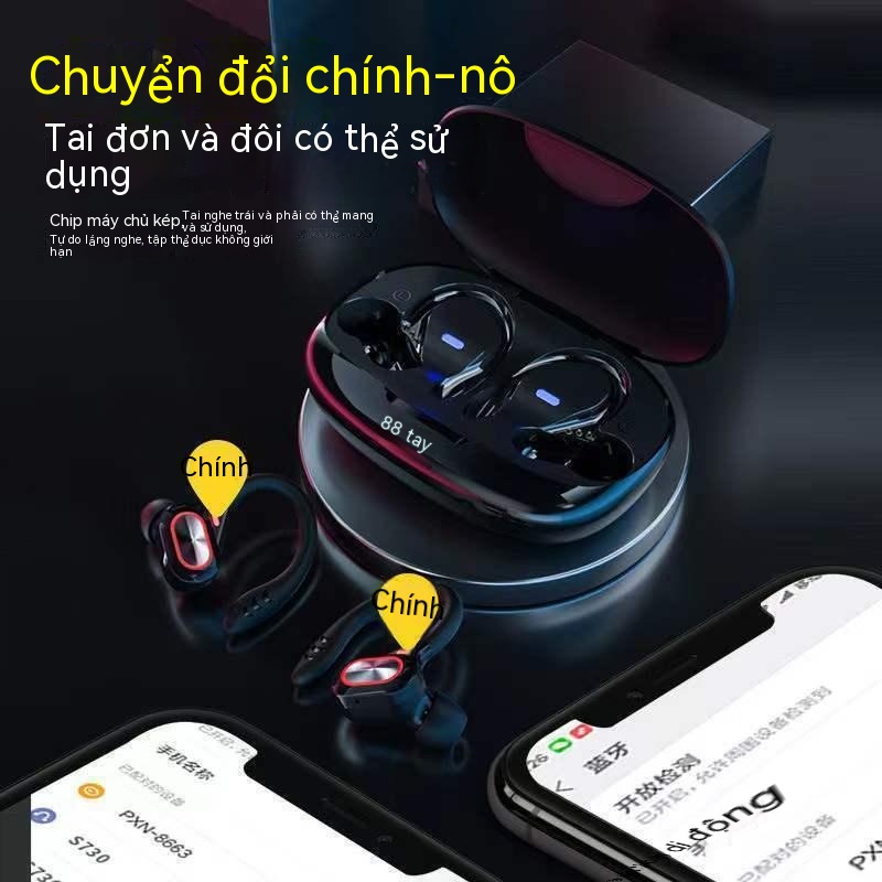 Tai Nghe Bluetooth Không Dây Treo Thể Thao