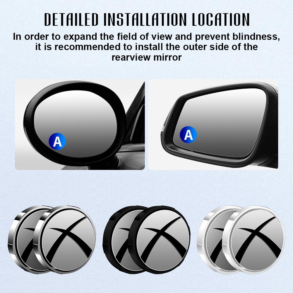 Gương Chiếu Hậu Xoay 360 Độ Hỗ Trợ Soi Điểm Mù r9j1 Chuyên Dụng Cho Xe Hơi / Xe Máy