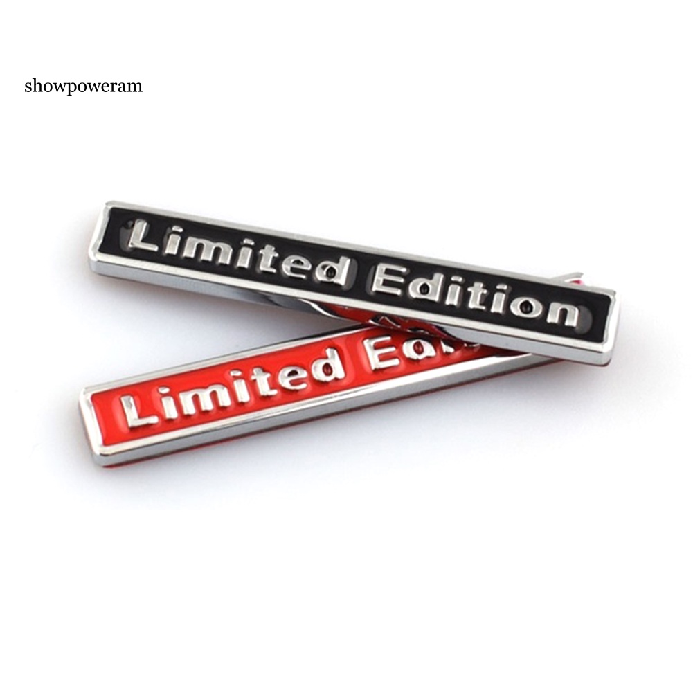 Tem Chữ limited edition Dán Trang Trí Thân Xe Hơi