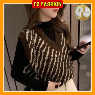  Áo len Gile hoạ tiết ngựa vằn nữ tính 6949 