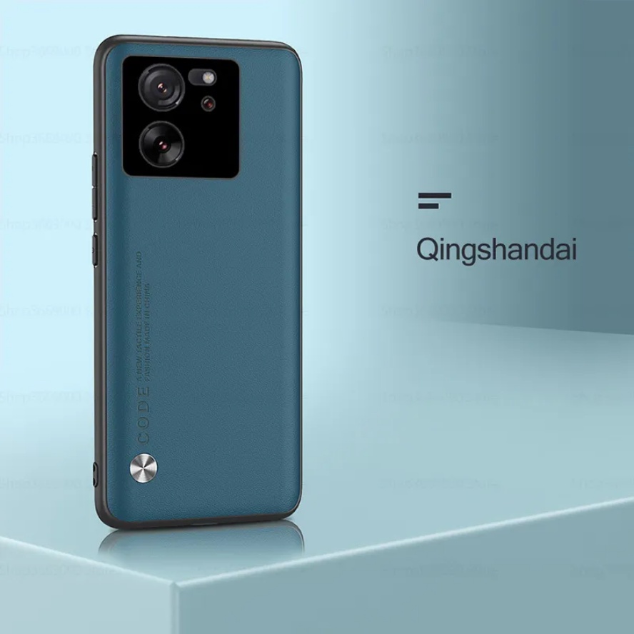 Ốp Điện Thoại Da pu Viền Silicon Thiết Kế Đơn Giản Sang Trọng Cho xiaomi 13t pro 2023 5g xiaomi13t xiomi mi 13 t pro 5g