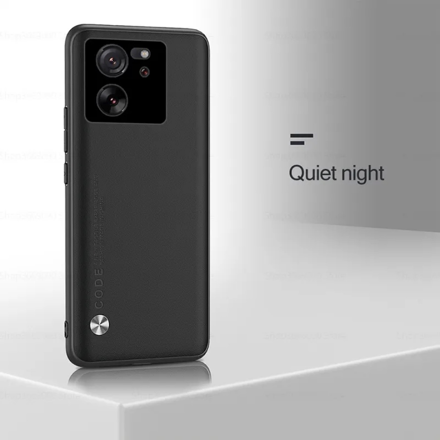 Ốp Điện Thoại Da pu Viền Silicon Thiết Kế Đơn Giản Sang Trọng Cho xiaomi 13t pro 2023 5g xiaomi13t xiomi mi 13 t pro 5g