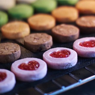 Set 2 khuôn làm bánh quy hình trái tim mới