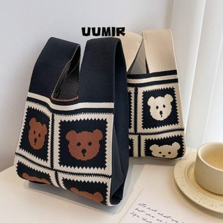 Uumir túi đeo chéo đan len mini thời trang cho nữ