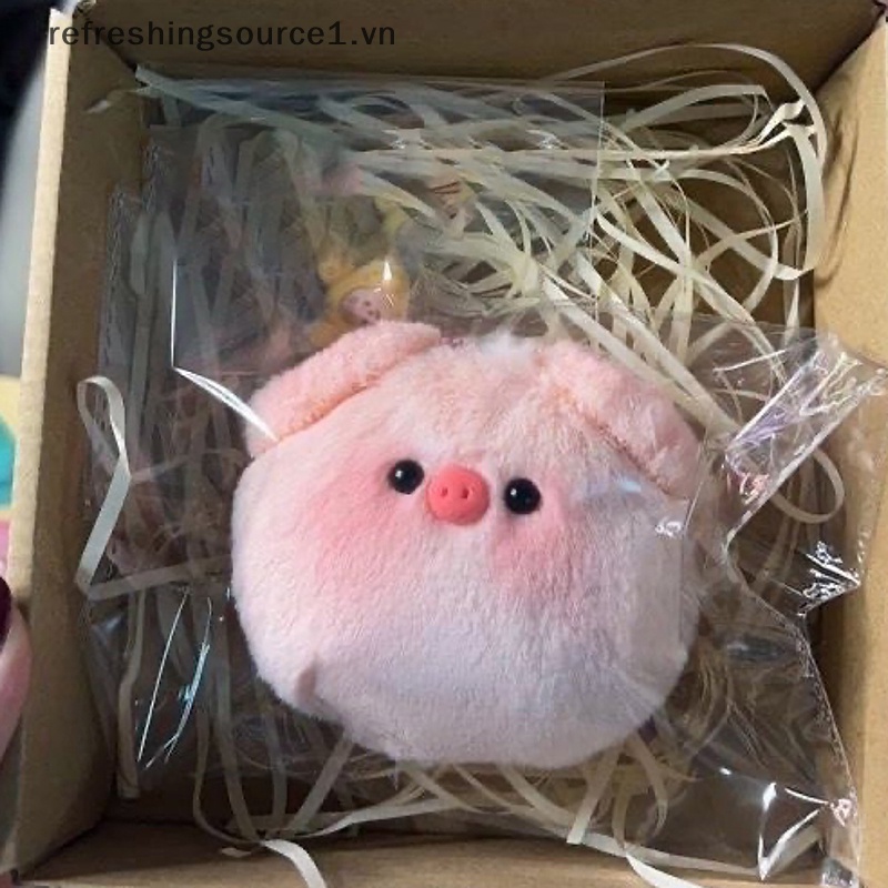 Móc Khóa Hình Heo Nhồi Bông Mềm Mại Đeo Kính Râm Sáng Tạo Cho Bé