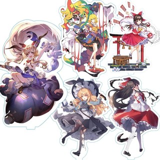 Mô hình Standee Game Touhou Project Anime Hakurei Reimu Elly Acrylic Standee Phụ kiện trang trí để bàn góc học tập
