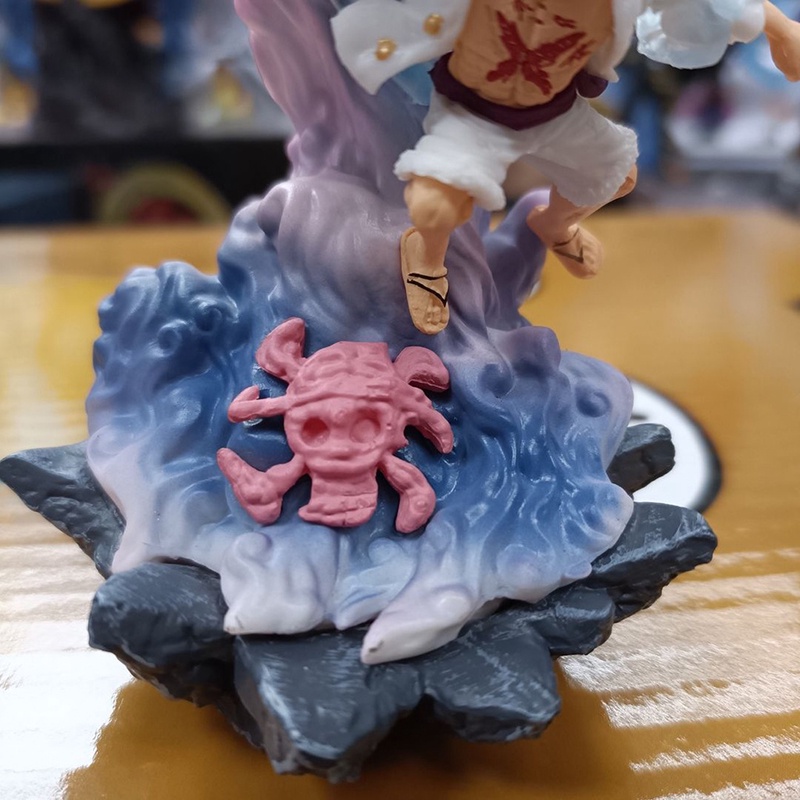 Mô Hình Nhân Vật luffy gear 5 Trong one piece 20cm Trang Trí Bàn Làm Việc