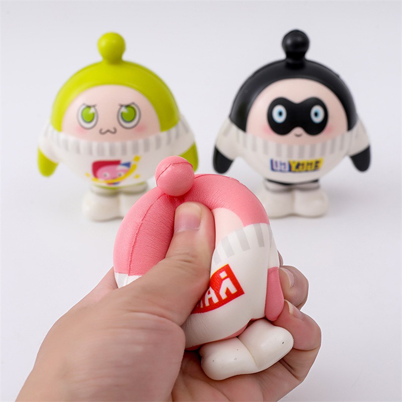 Đồ Chơi Nắn Bóp Đàn Hồi Giảm stress Hình Quả Trứng 11cm