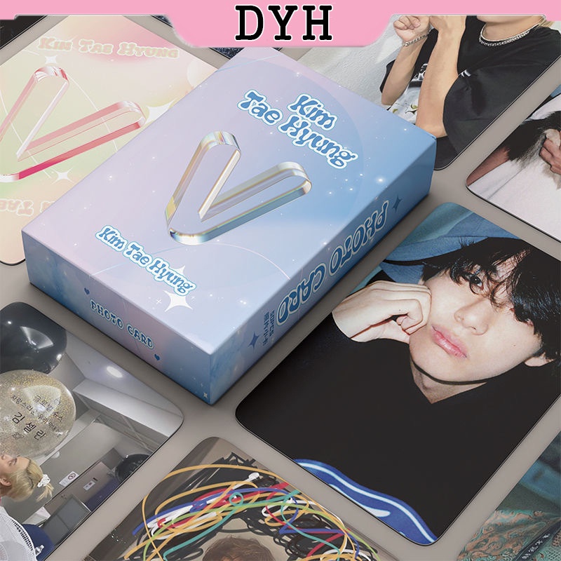 BTS V Laser Card Set 55 Tấm Thẻ Ảnh Layover LOMO Card Hình Nhóm Nhạc