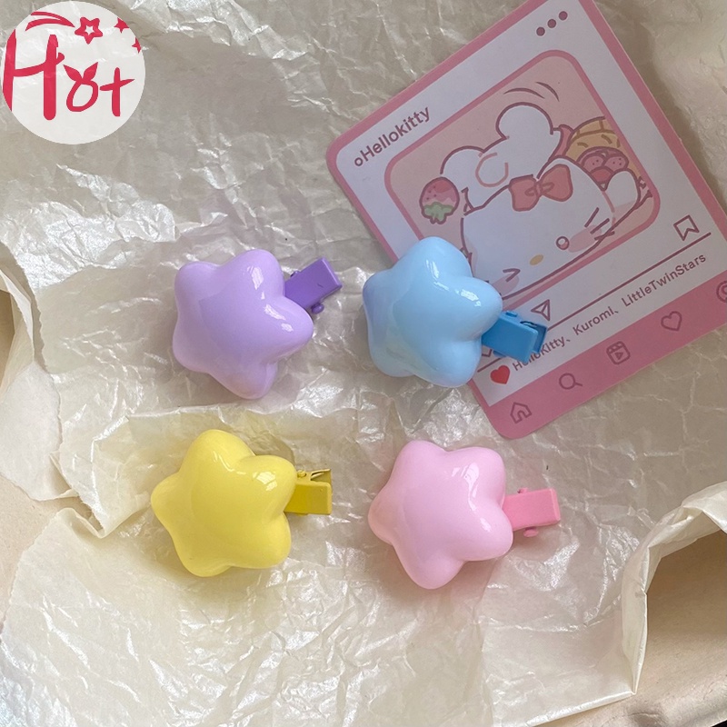Jr Kẹp Tóc Hình Ngôi Sao Năm Cánh Màu Kẹo Ngọt Đáng Yêu vn