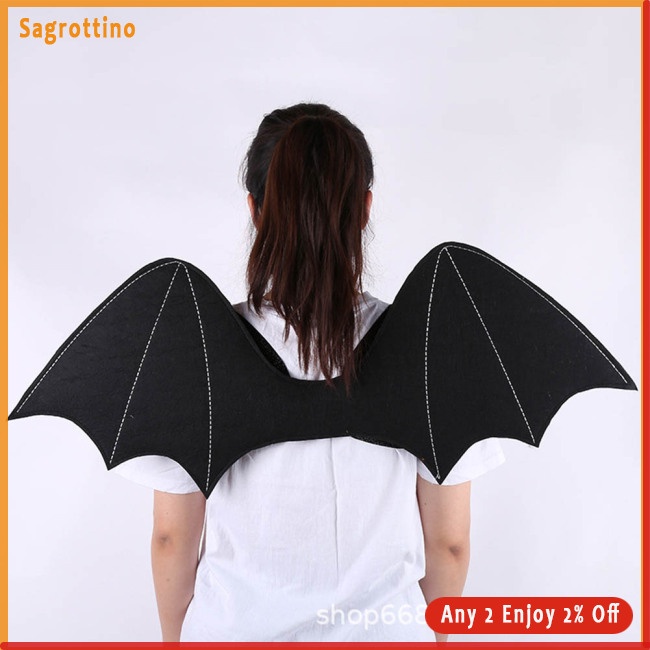 Sag Cánh Dơi Hóa Trang halloween Có Dây Đàn Hồi Cho Bé
