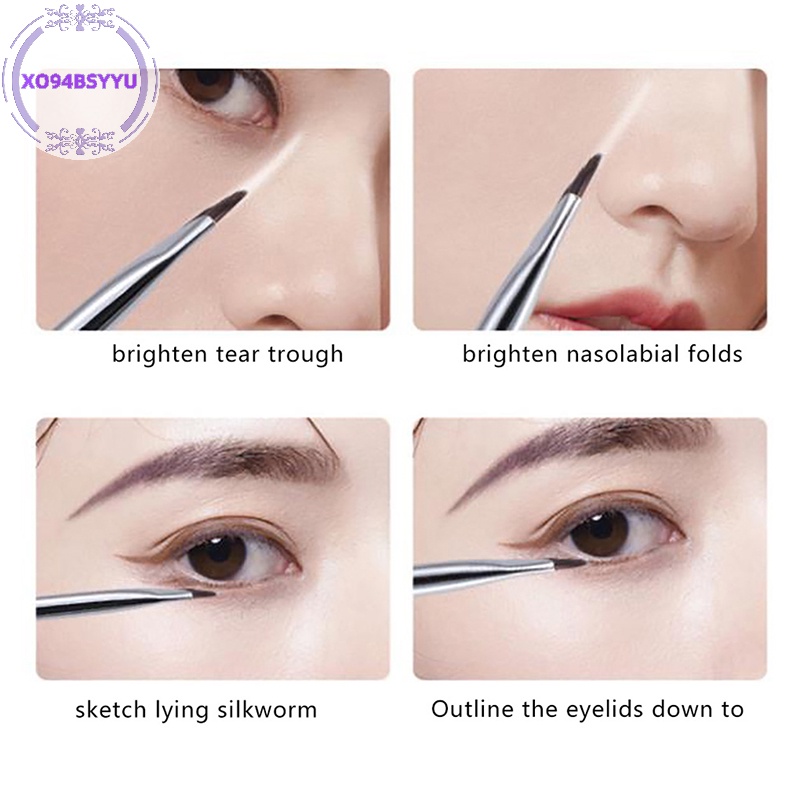 Xo94bsyu Bút Kẻ Mắt Lưỡi Siêu Mỏng Đầu Phẳng Góc Mỏng