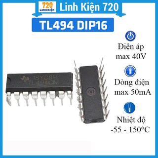 Linh kiện điện tử ic tl494 dip16 tạo xung 16 chân cắm