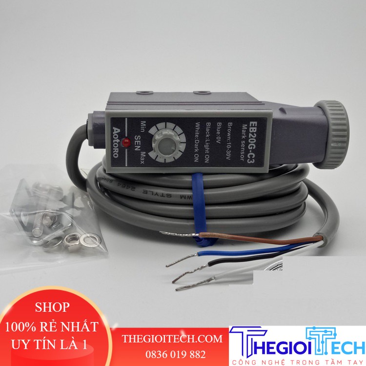 Mark Sensor Cảm biến đọc điểm vạch màu AOTORO EB20G-C3 đa dạng tốc độ cao Aiset GDJ-612 211 KS-C2W/B/R TL50-W-815 - Aiset GDJ-211