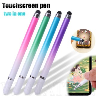Bút cảm ứng hai đầu bằng nhựa / bút cảm ứng điện tử thông dụng cho tablet & điện thoại di động / 3c