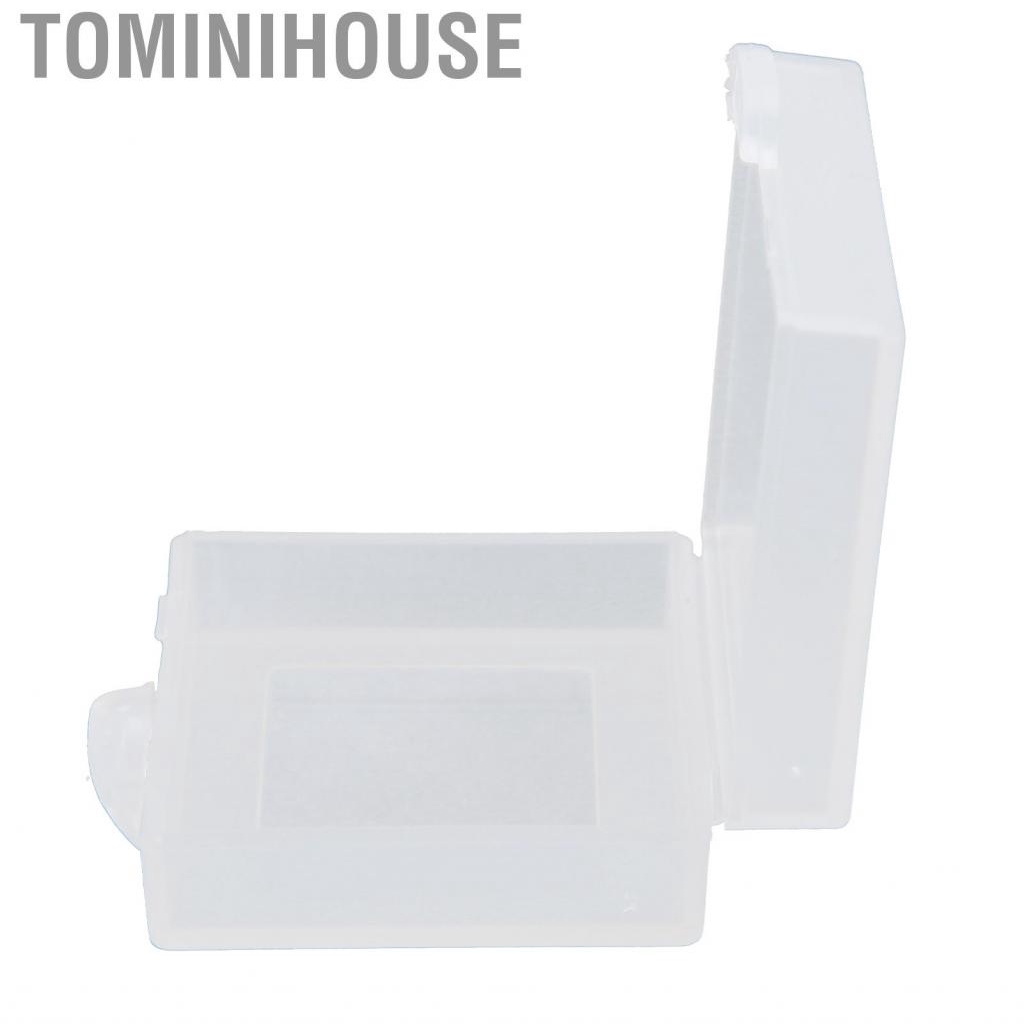 Tominihouse Storage Box Durable Plastic White Transparent Sports