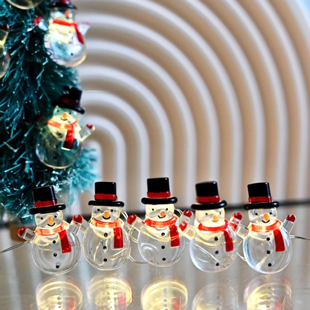 2 Mét 20 Đèn/5 Mét 50 Đèn Led Dây Đèn Trang Trí Giáng Sinh Người Tuyết Giáng Sinh Trang Trí Không Khí Cửa Sổ Ngày Lễ Phòng Ngủ Ánh Sáng Không Khí