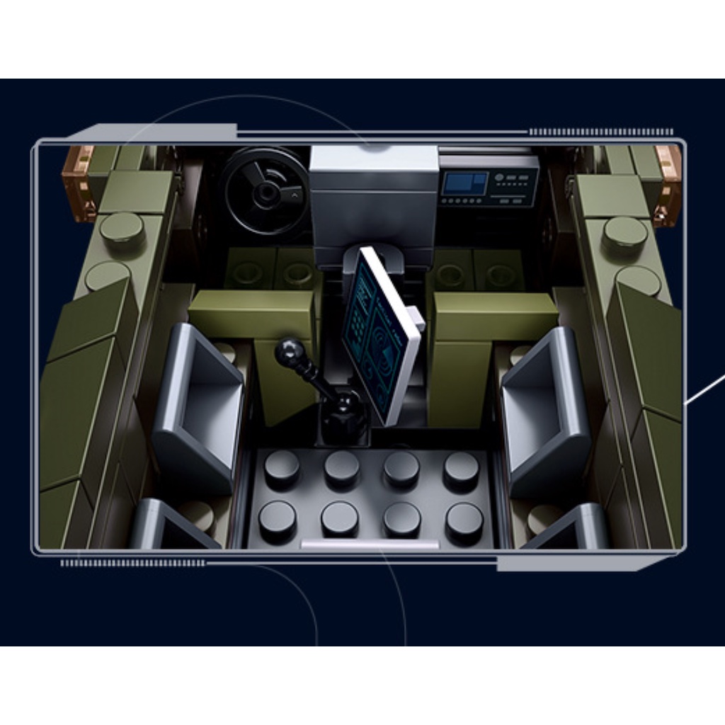 Bộ 519 Món Đồ Chơi Xếp Hình Phương Tiện Giao Thông moc typhoon vdvs 1: 35 diy