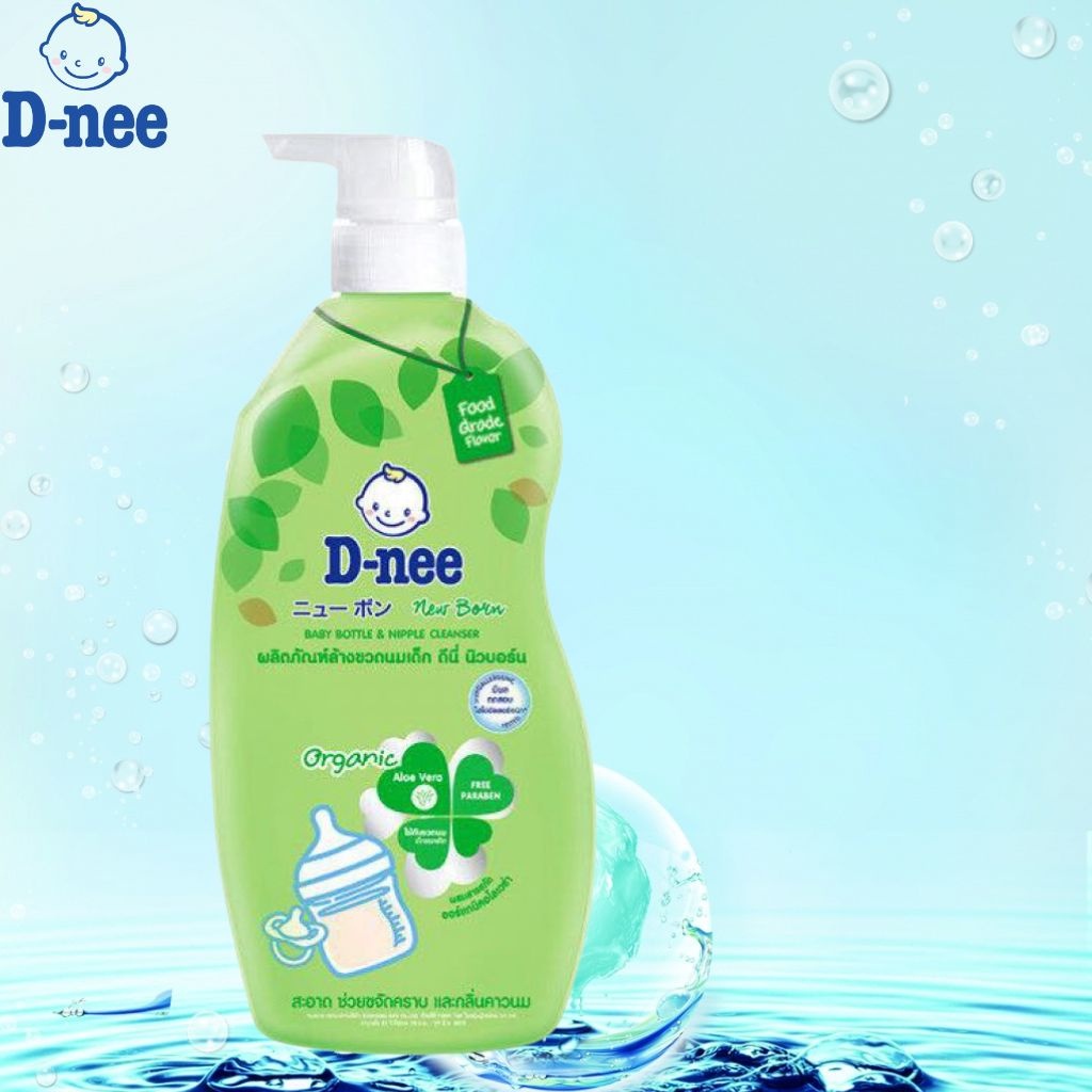 Nước xúc bình sữa Dnee, rửa bình sữa Dnee 600/550/500/400ML- Hàng thái . !