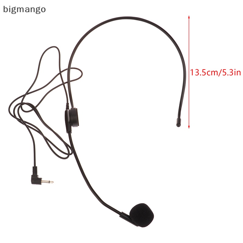 Micro Có Dây bigmango 3.5mm Khuếch Đại Giọng Nói Trong Suốt Cho Giáo Viên Dạy Học Hướng Dẫn Hướng Dẫn Hướng Dẫn