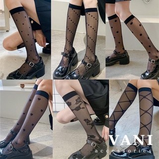 Tất Bắp Chân Siêu Mỏng Nhiều Họa Tiết - Vani Store - TAT00262