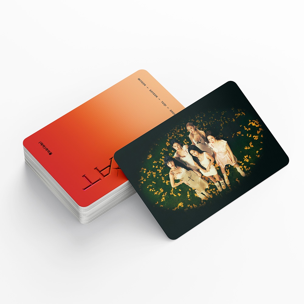G-IDLE Album I Want That Photocard I-DLE I Feel & I Love & I Never Die & 2022 World Tour Song Yuqi Lomo Card 54Pcs/Box