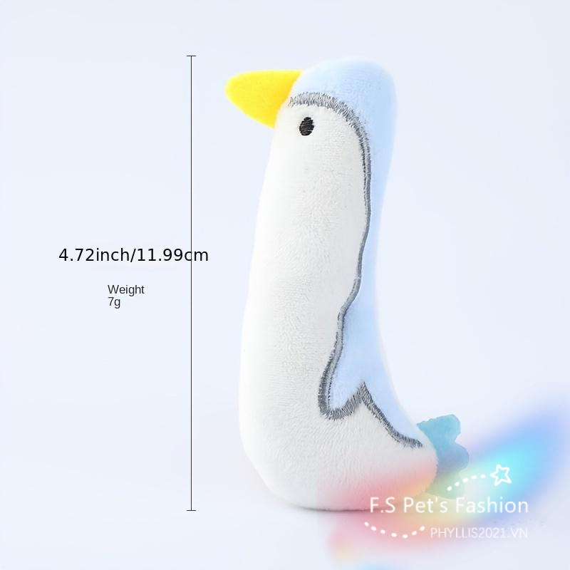 Bộ 5 Thú Nhồi Bông Đồ Chơi Cho Thú Cưng