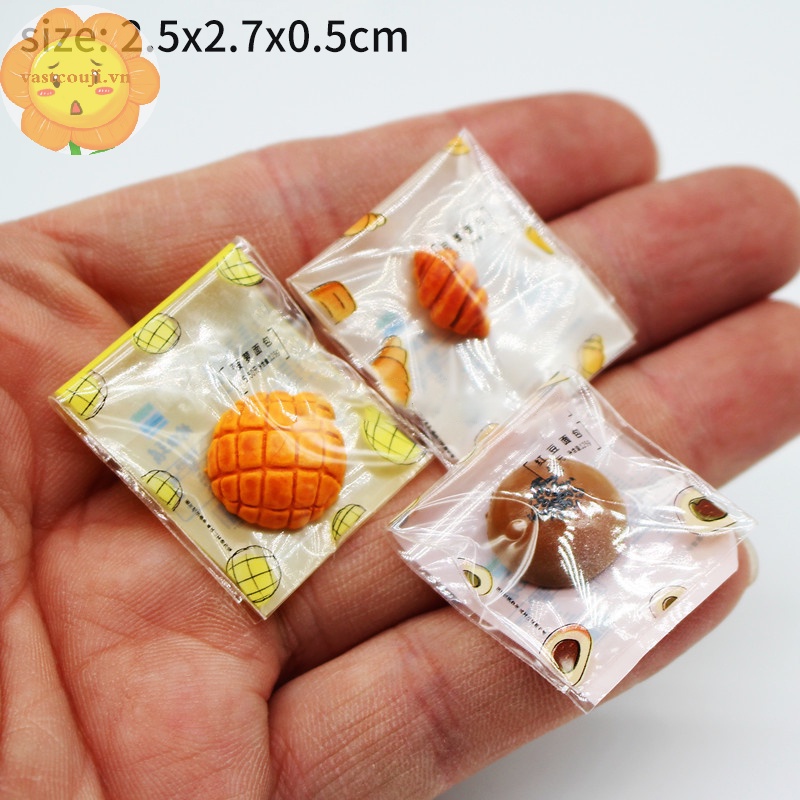 Set 3 Bình Bánh Mì Tỉ Lệ 1 / 12 Trang Trí Nhà Búp Bê vn