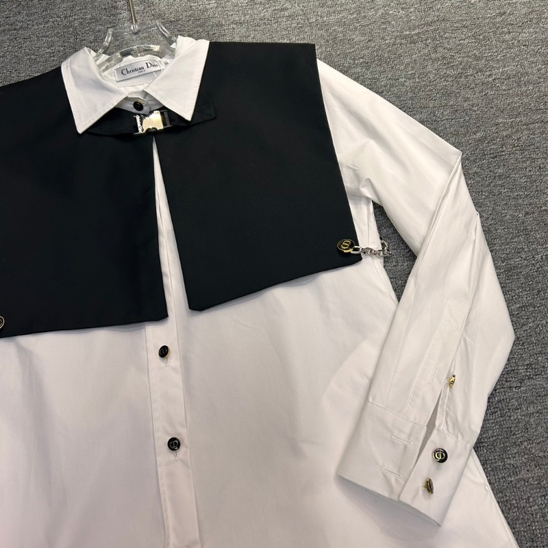 23ss Mùa Thu Sớm Mùa Thu Áo vest Nhỏ Có Nút Mới ➕Váy Sơ Mi Phiên Bản Của Váy Sơ Mi