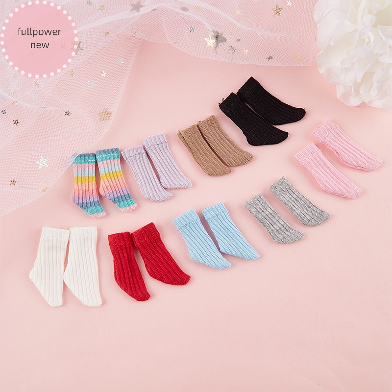 Fullpowernew Quần Short + Đôi Vớ Cho Búp Bê ob11 Tỉ Lệ 1 / 6 1 / 12