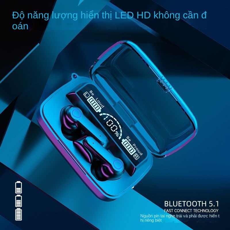 Mới Tai Nghe Nhét Tai bluetooth Không Dây Cho android apple huawei