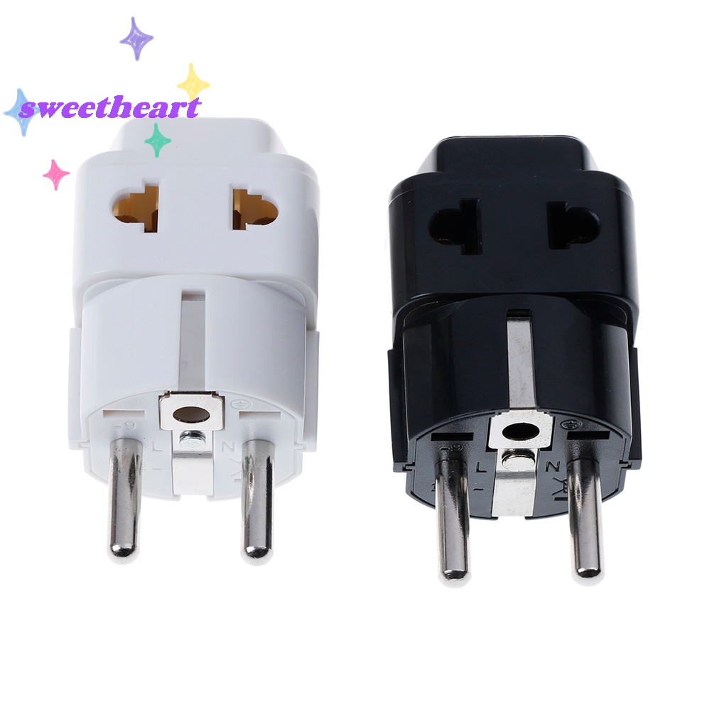Phích Cắm Chuyển Đổi Từ 1 Sang 2 Cổng Cắm 5mm Sang Cổng uk / us / eu / au 2 / 3 Chấu