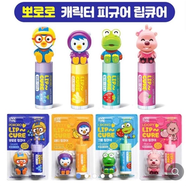Son dưỡng Pororo cho bé Lip Cure Hàn Quốc 2.5g