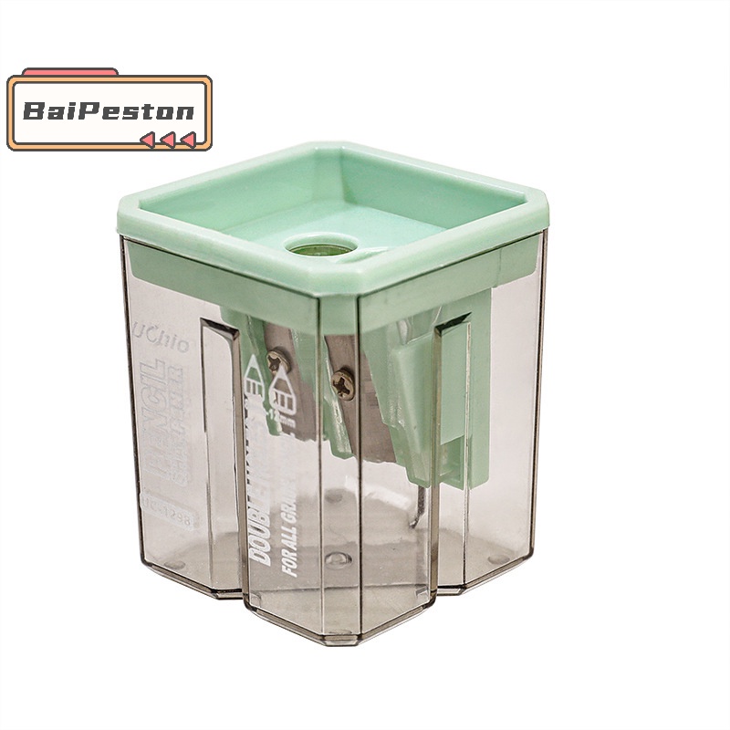 Đồ Chuốt Bút Chì Hai Lỗ Nhỏ Dễ Thương Có Đồ Gọt Bút Chì Hình Hoạt Hình kawaii Cho Học Sinh .