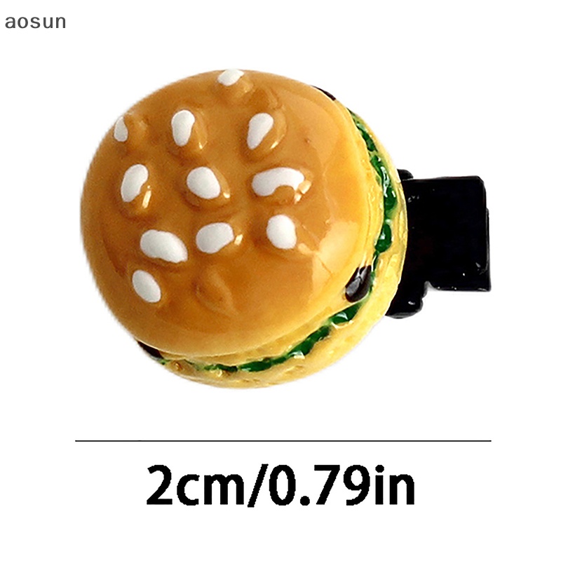 Aosun Kẹp Tóc Hình Hạt Ngô / Cơm / burger Ngộ Nghĩnh Cho Bé Gái