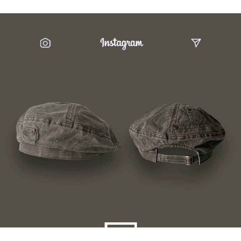 Mũ beret Có Túi HAI CÚC Phong Cách Hàn Quốc Thời Trang Cho Nam Nữ