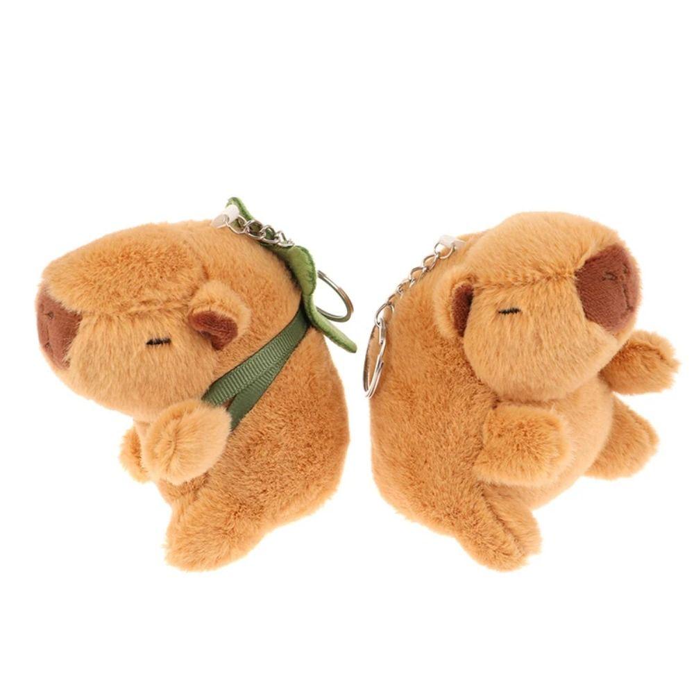 Shanhai Móc Khóa Mô Phỏng capybara, Vỏ Sò Nhồi Bông Dễ Thương, Móc Khóa unisex